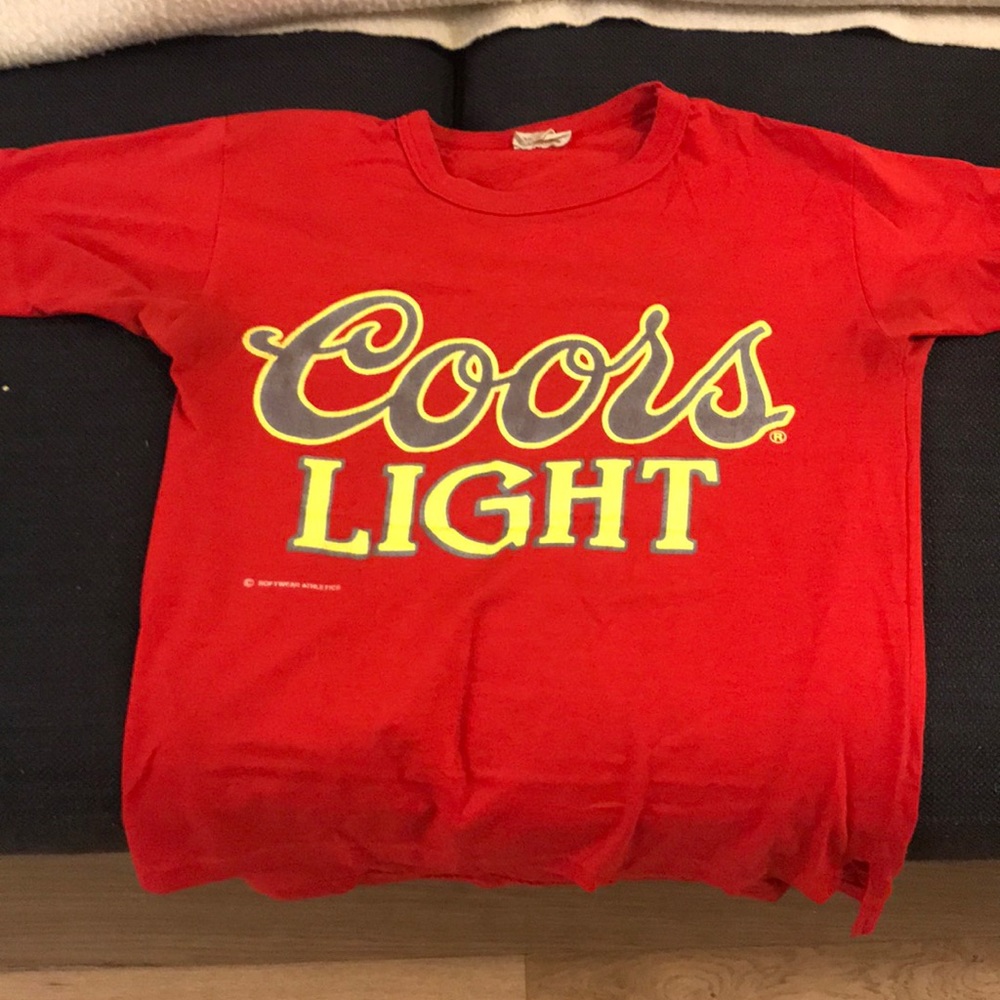 Vintage Coors light t-shirt. Unusual colour